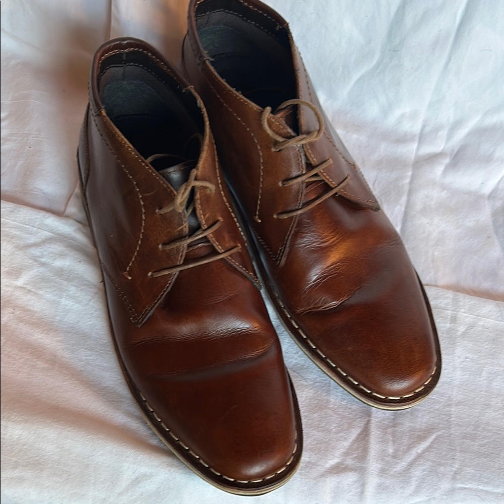 Steve MaddenMen's Brown Leather Shoes